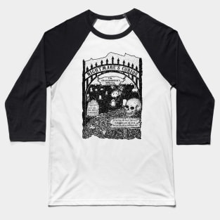 Graverobber's Special Vintage Style Print Ad Baseball T-Shirt